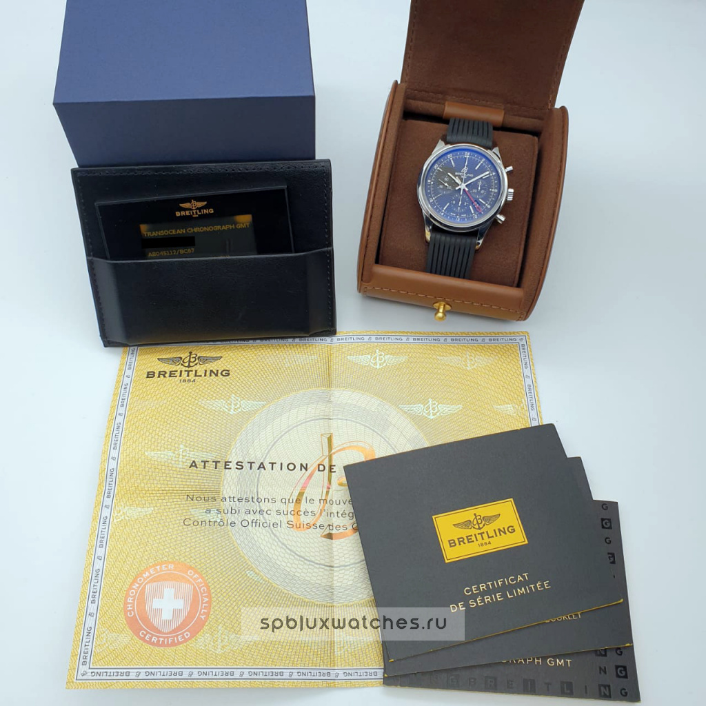 Breitling Transocean Chronograph GMT 43 mm AB045112/BC67/435X