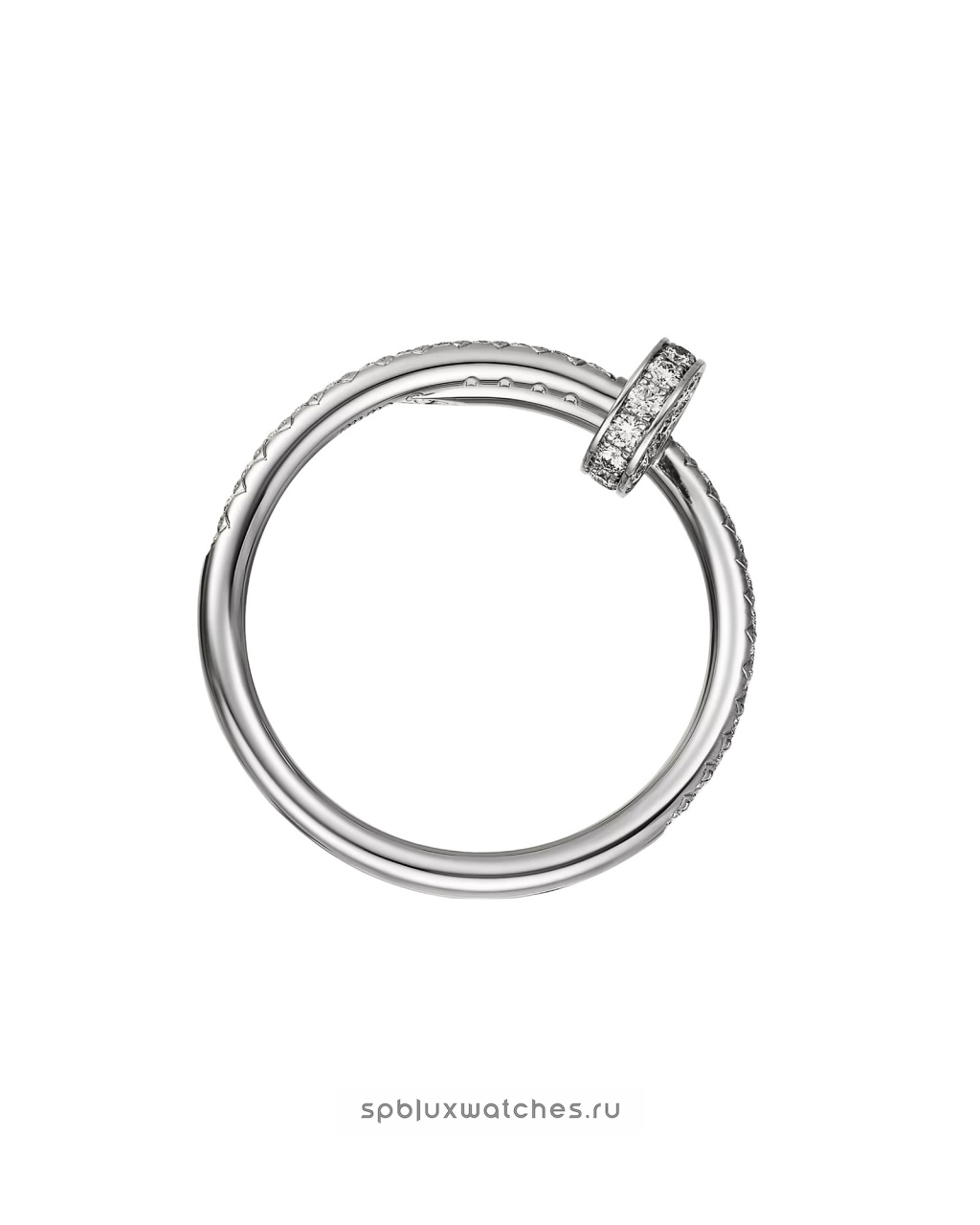 Кольцо Cartier Juste un Clou Half-Paved Ring Small Model B4231600