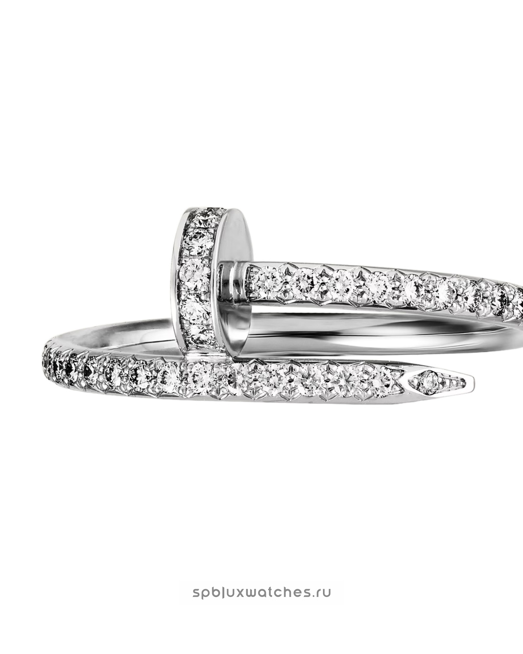 Кольцо Cartier Juste un Clou Half-Paved Ring Small Model B4231600