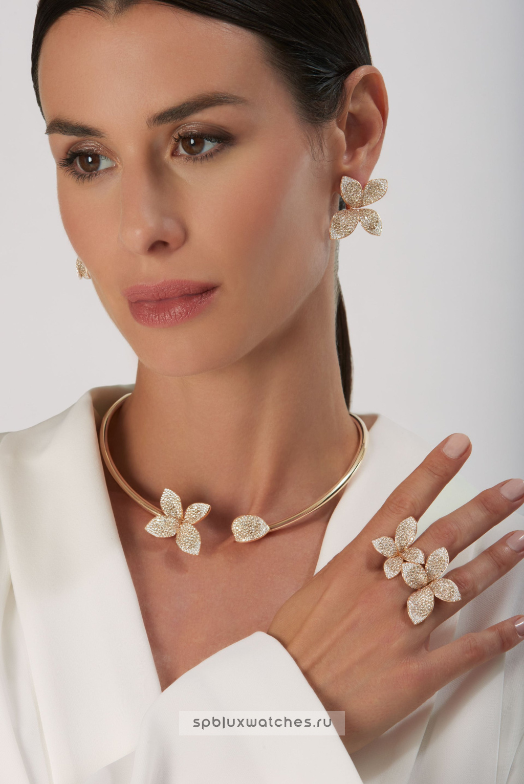 Кольцо Pasquale Bruni Giardini Segreti Double Flower Ring 15250R