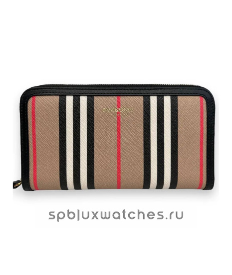 Кошелек Burberry Canvas Leather