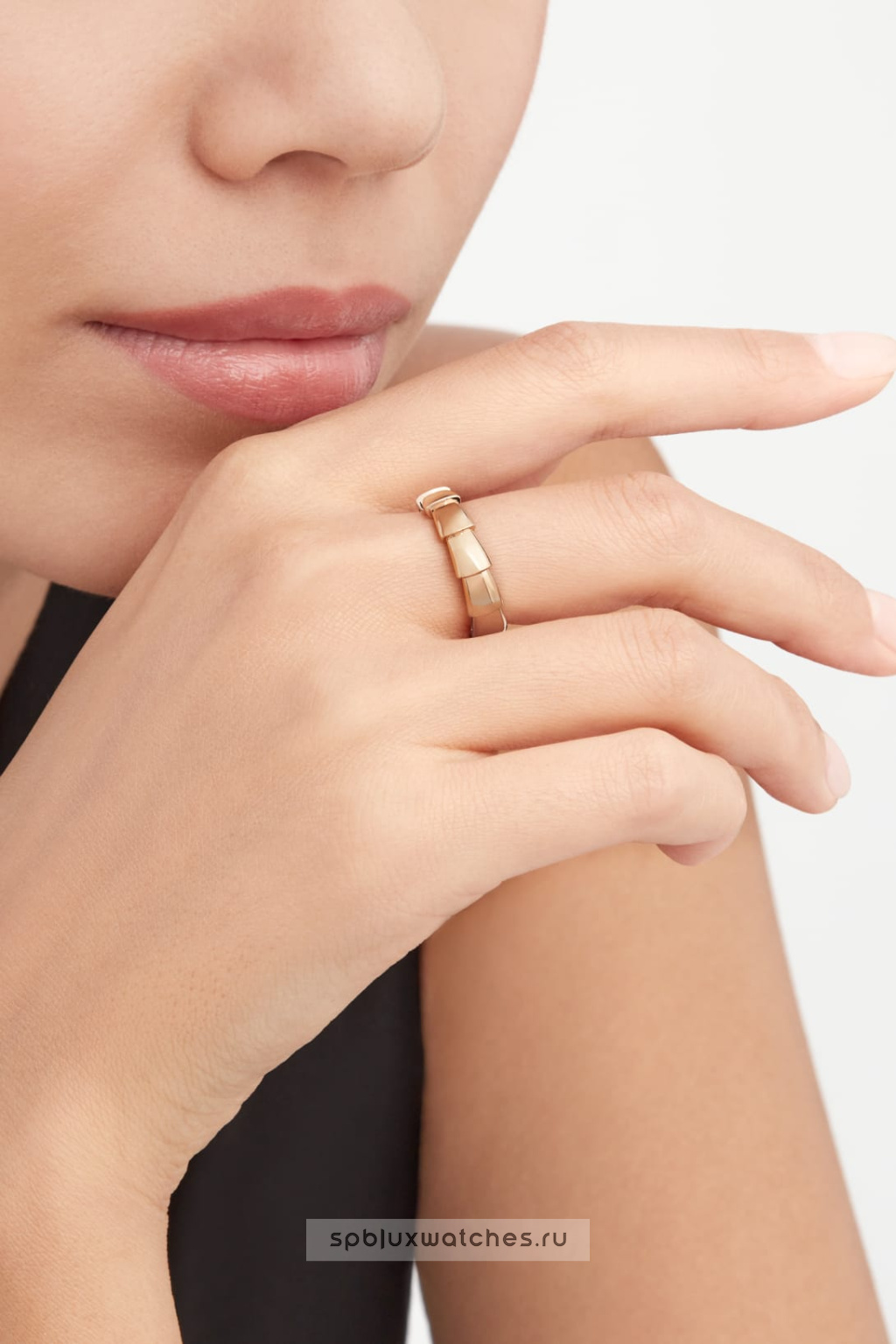 Обручальное кольцо Bvlgari Serpenti Viper Wedding Band Ring 358750