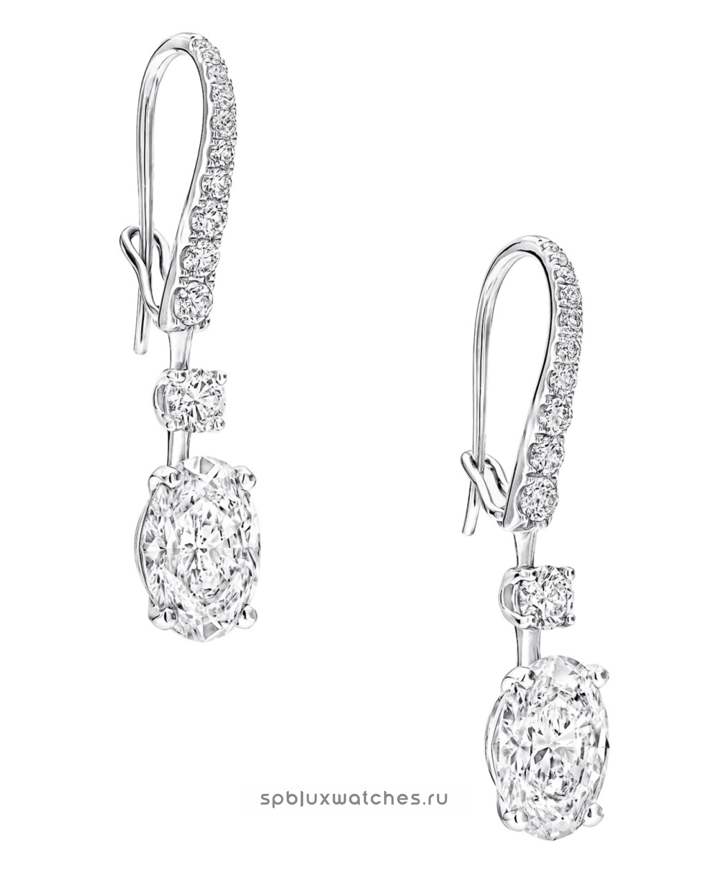 Серьги Graff Classic Graff Oval Diamond Earrings OTSW01