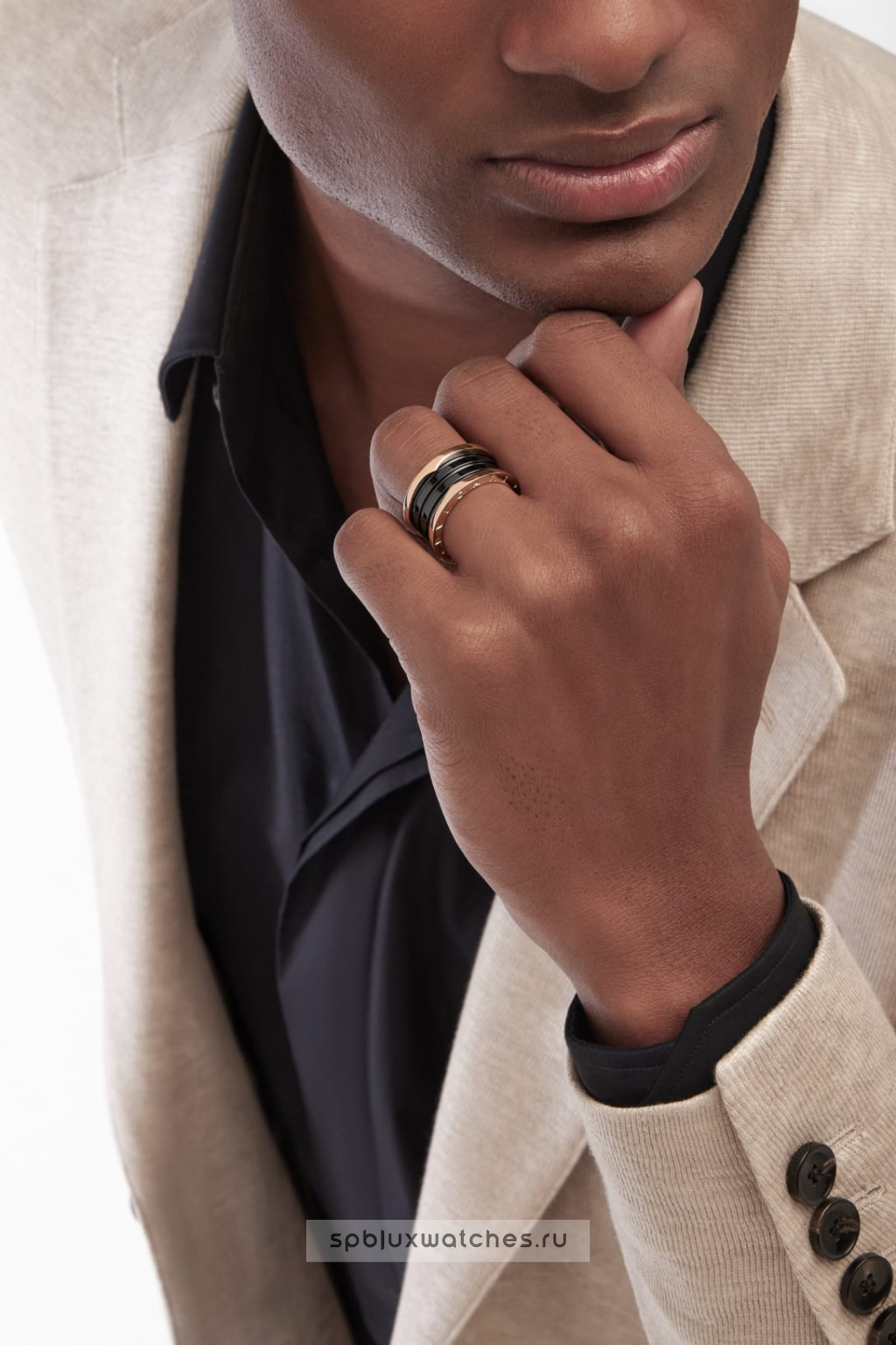 Кольцо Bvlgari B.Zero1 Four-Band Ring 345853