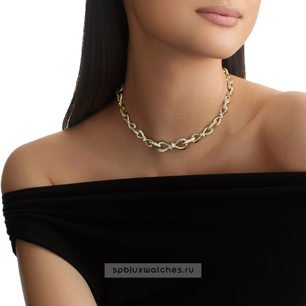 Колье Graff Tilda's Bow Diamond Link Necklace RGN978