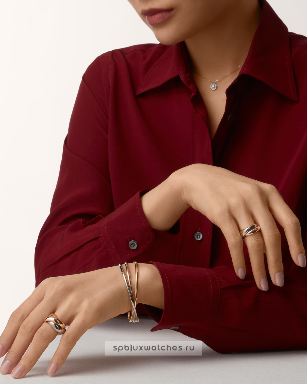 Кольцо Cartier Trinity Ring Large Model B4236100