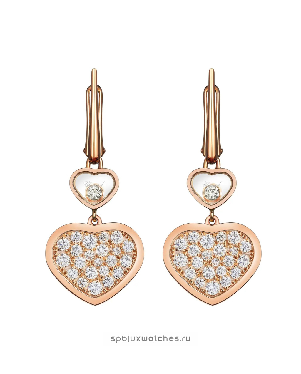 Серьги Chopard Happy Hearts Earrings 837482-5009