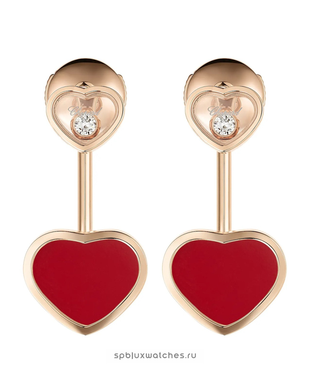 Серьги Chopard Happy Hearts Earrings 83A082-5801