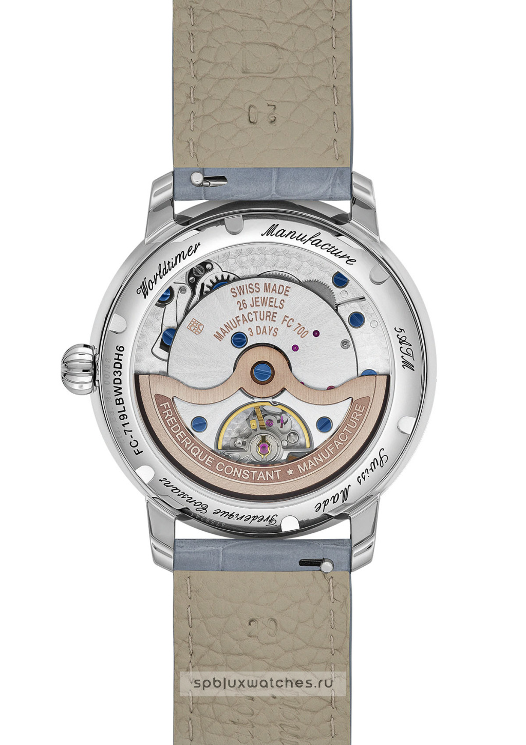 Frederique Constant Manufacture Classic Worldtimer 40 mm FC-719LBWD3DH6