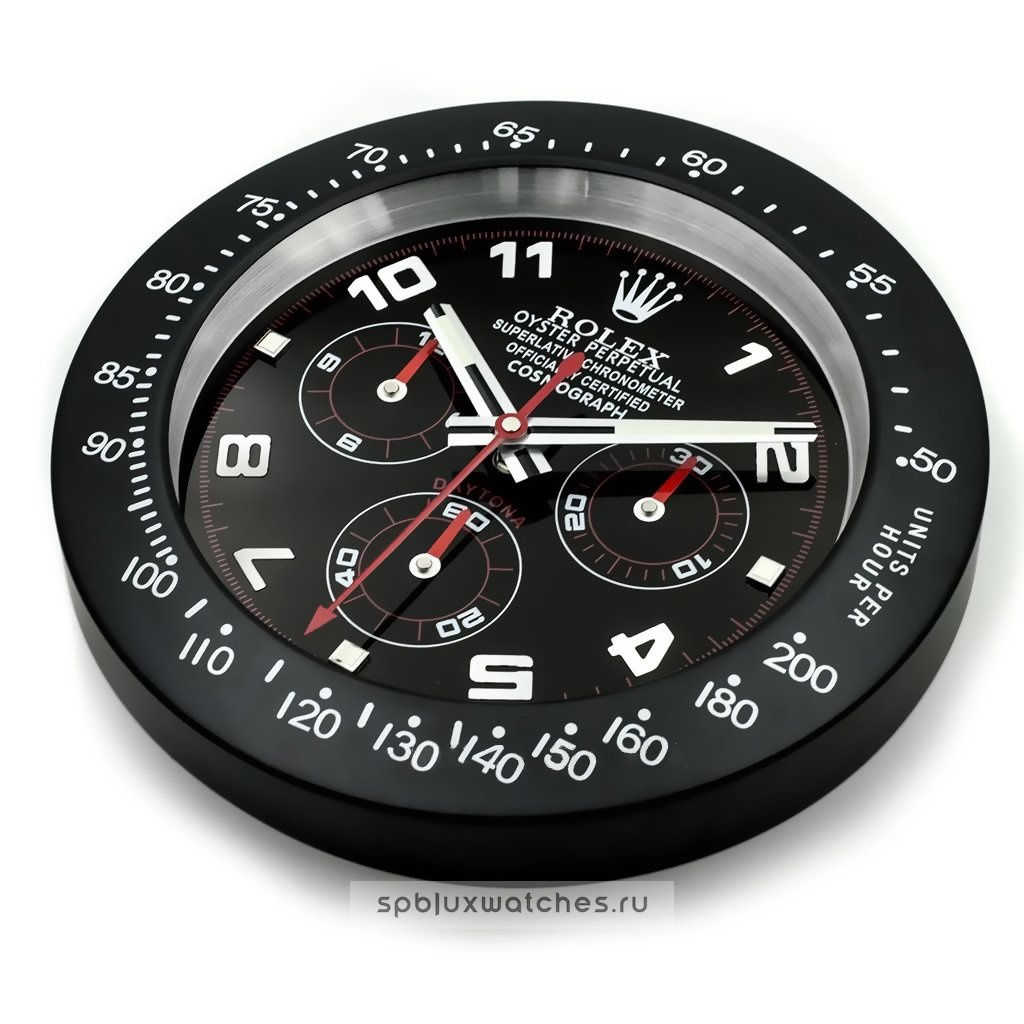 Настенные часы Rolex Daytona Cosmograph Pure Black