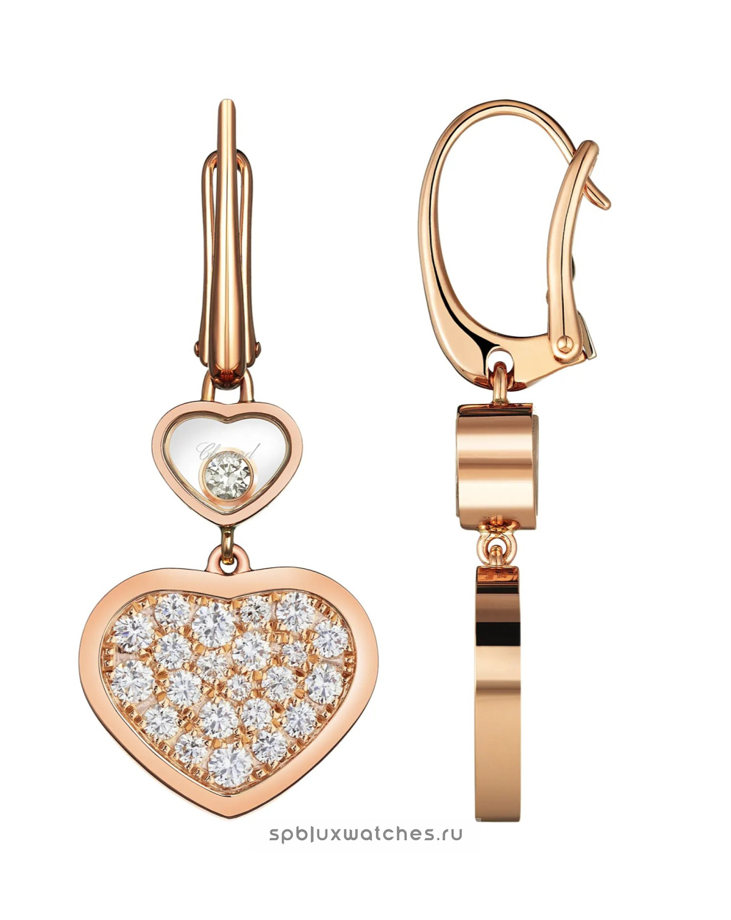 Серьги Chopard Happy Hearts Earrings 837482-5009