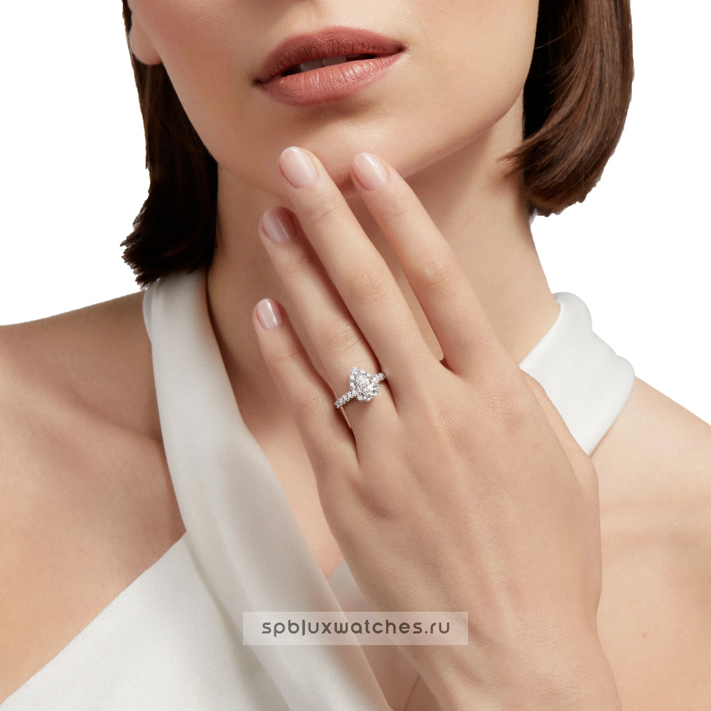 Кольцо для помолвки Graff Icon Pear Shape Diamond Engagement Ring RGR619