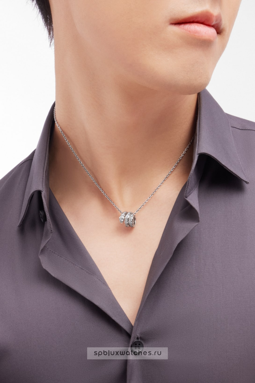 Подвеска Bvlgari Serpenti Viper Pendant Necklace 357796