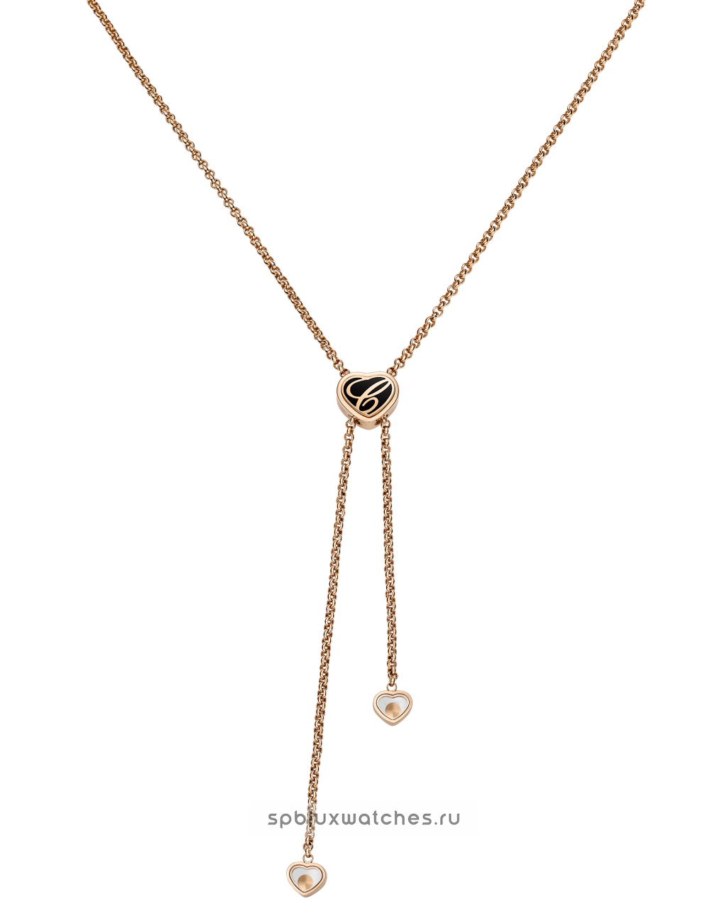 Колье Chopard My Happy Hearts Tie Necklace 81A148-5201
