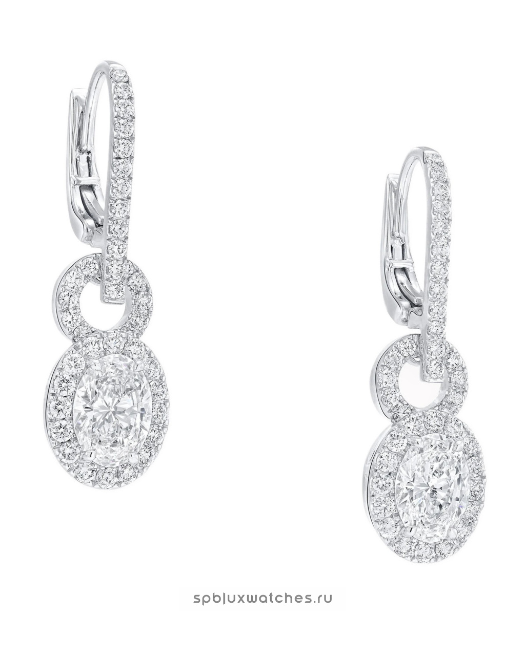 Серьги Graff Icon 8 Oval Diamond Earrings RGE2025