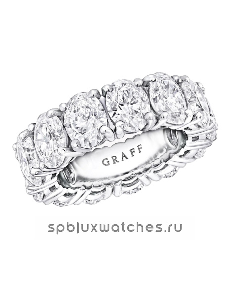 Обручальное кольцо Graff Classic Graff Claw Set Oval Diamond Eternity Ring RGET053