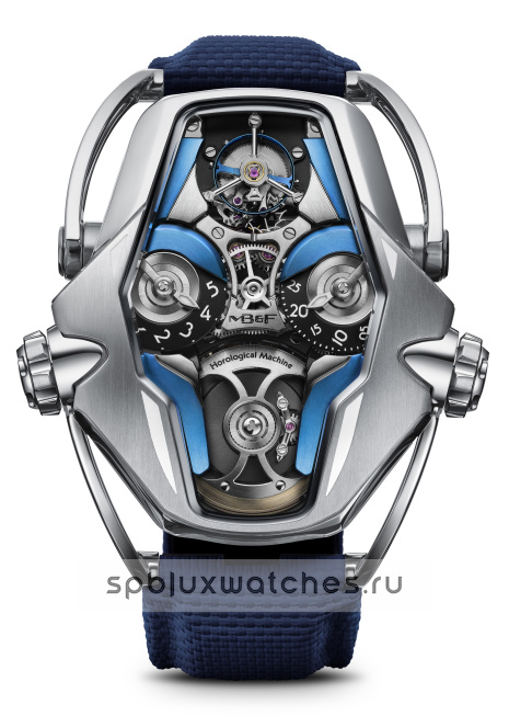 MB&F Horological Machines 49.3 x 43.6 mm HM12 The Guardian Blue