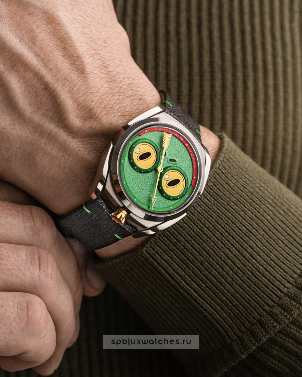Louis Erard x Konstantin Chaykin Unfrogettable 40 mm 85340AA01.BVA191