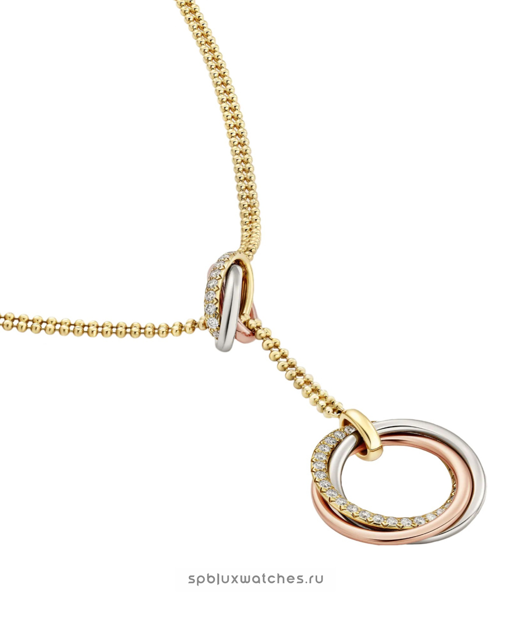 Колье Cartier Trinity Diamonds Necklace B7224811