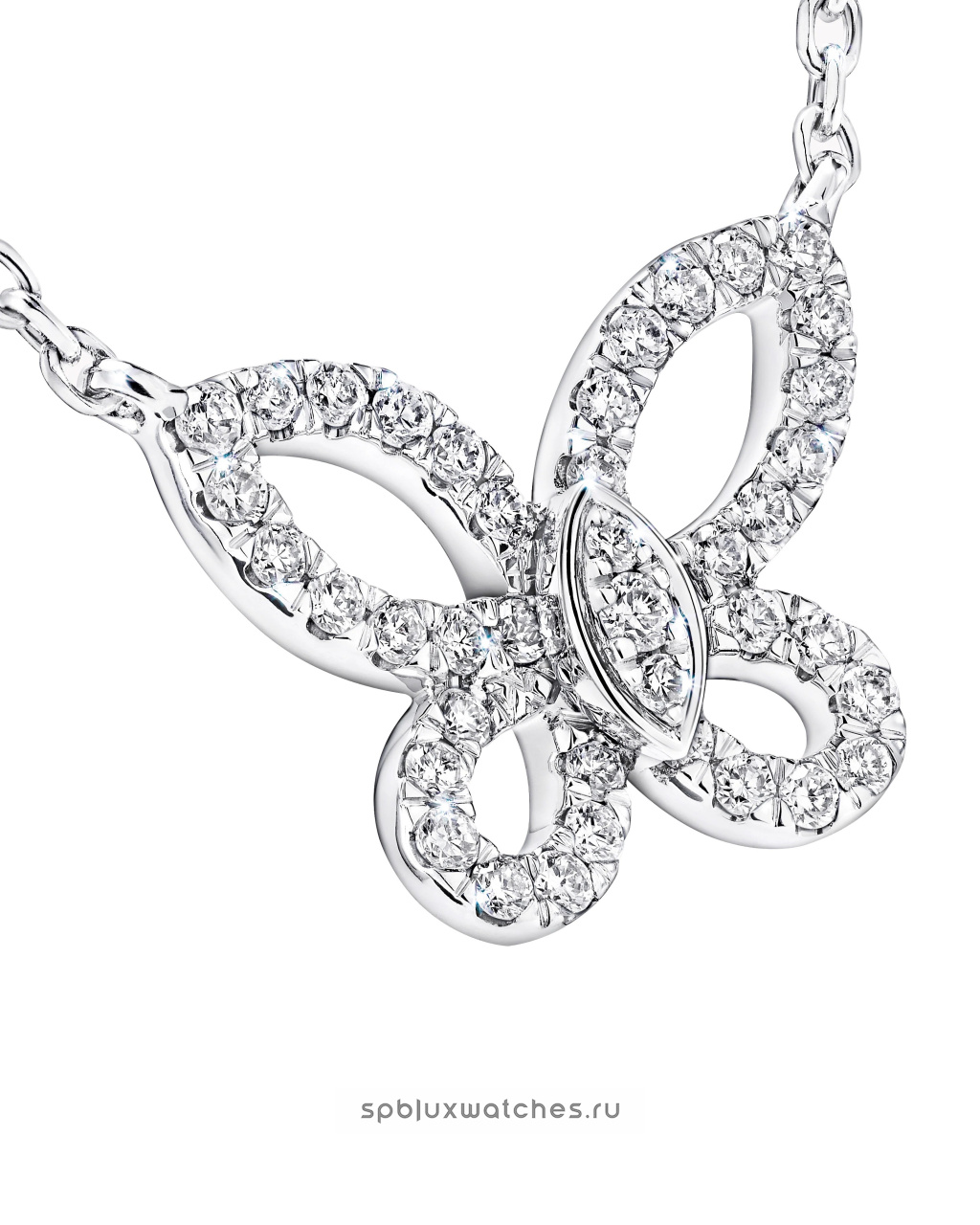 Подвеска Graff Mini Butterfly Silhouette Diamond Pendant RGP808