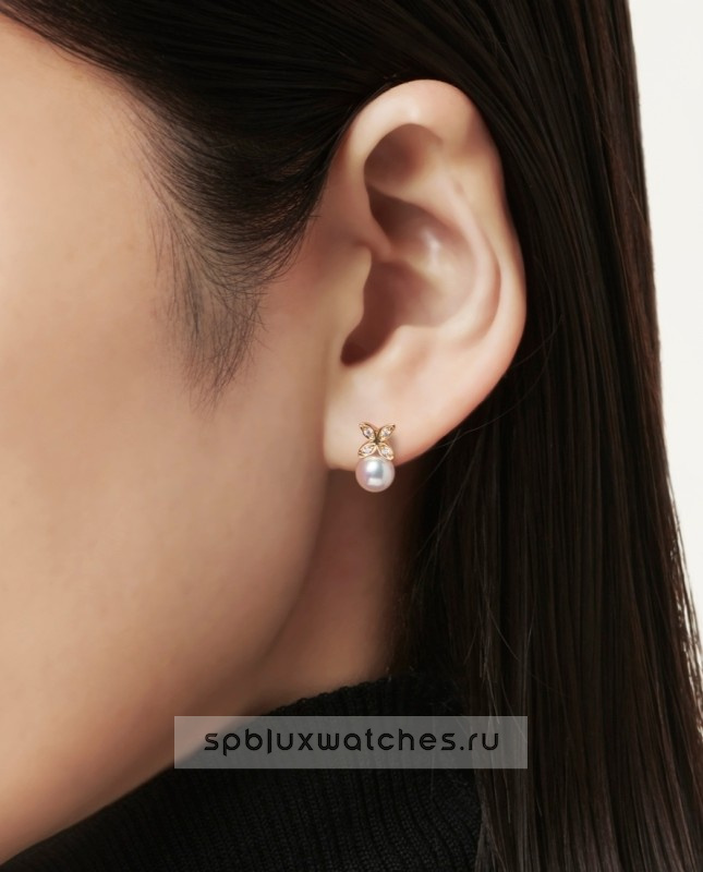 Серьги Mikimoto Pierced Earrings PE-1392PK