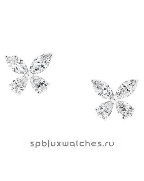 Серьги Graff Classic Butterfly Diamond Petite Stud Earrings RGE1855