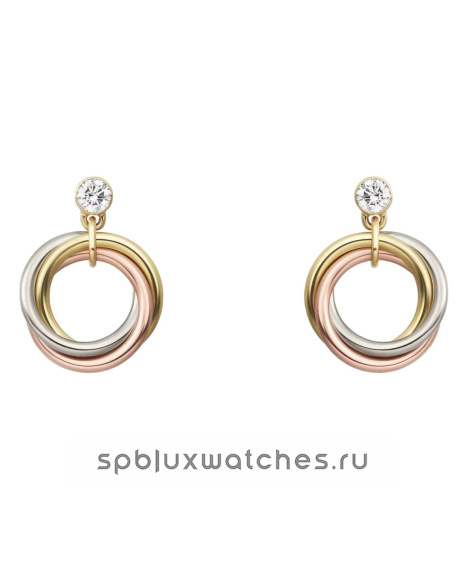 Серьги Cartier Trinity Brilliant-Cut Diamonds Earrings B8301462