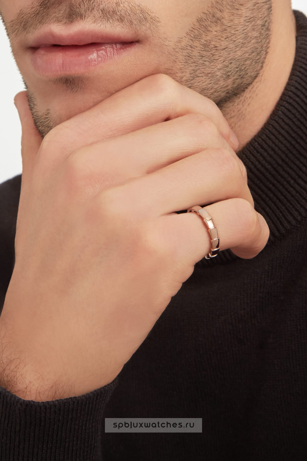 Обручальное кольцо Bvlgari Serpenti Viper Wedding Band Ring 349643