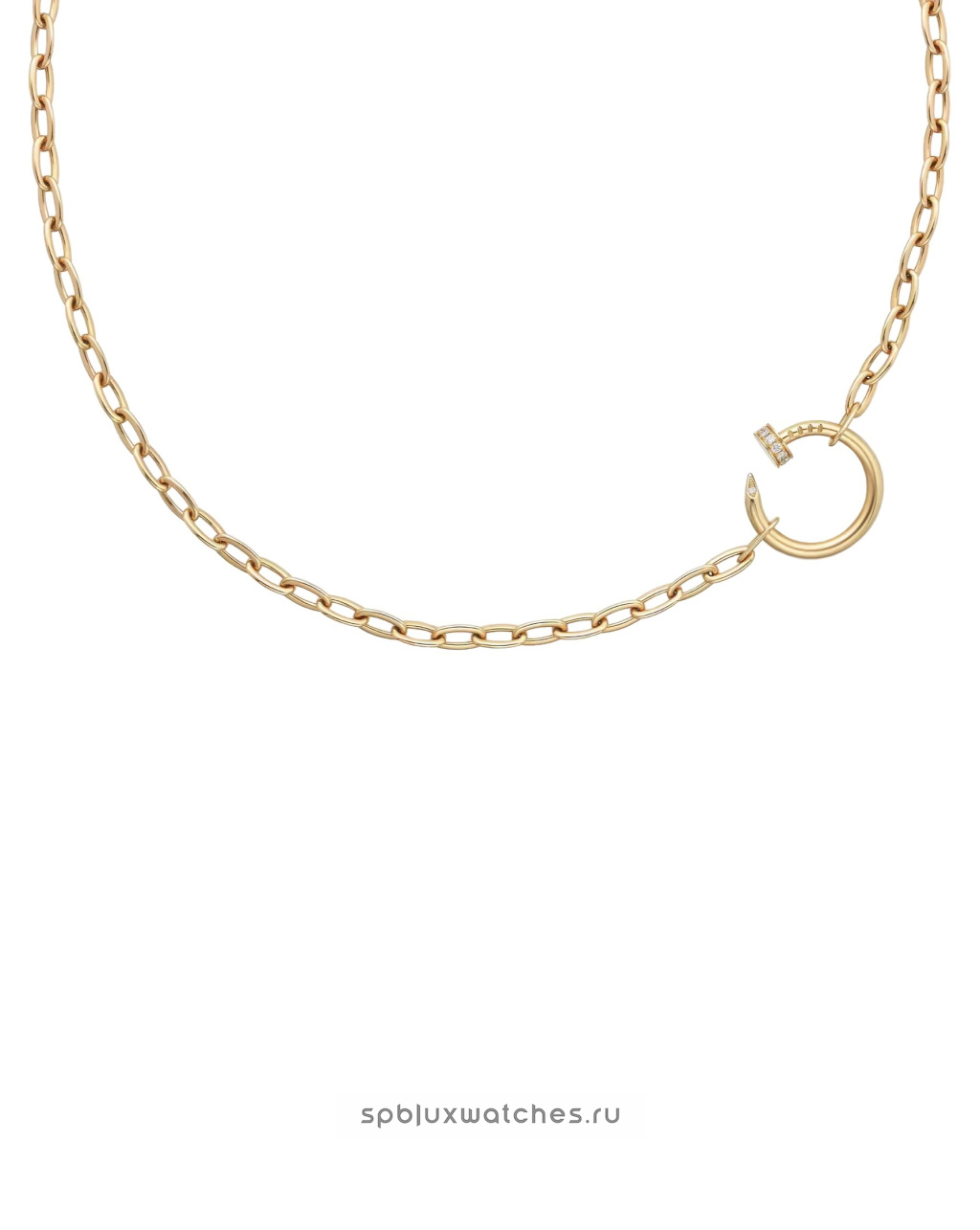 Колье Cartier Juste un Clou Diamonds Necklace B7224904