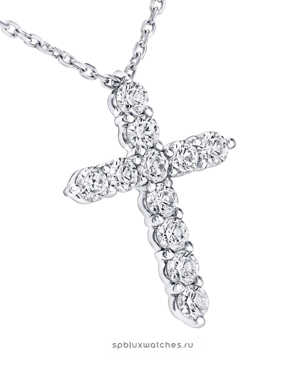 Крест Graff Classic Graff Round Diamond Cross Mini Pendant RGP008
