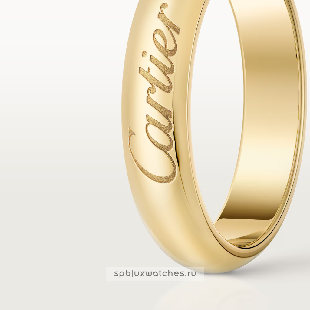 Кольцо Cartier C de Cartier Wedding Band, 4 mm Width B4246900