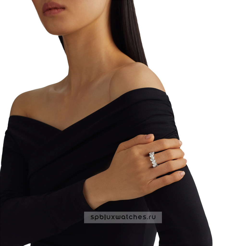 Обручальное кольцо Graff Classic Graff Claw Set Pear Shape Diamond Eternity Ring RGET002