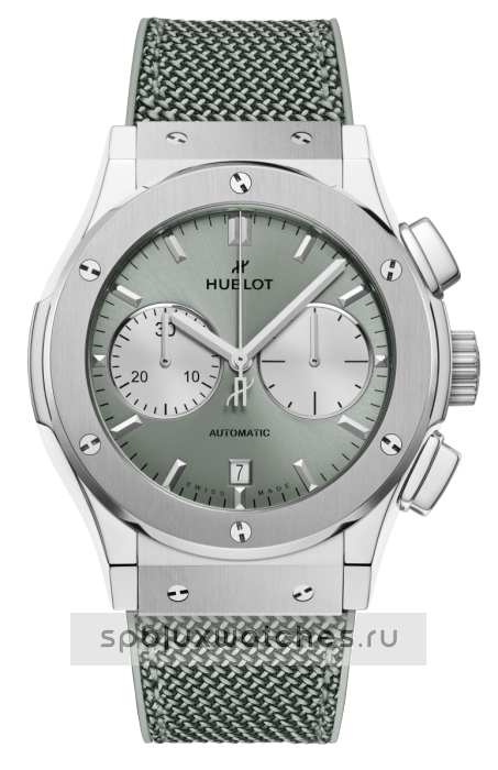 Hublot Classic Fusion Chronograph Titanium Sage Green 45 mm 521.NX.891G.NR