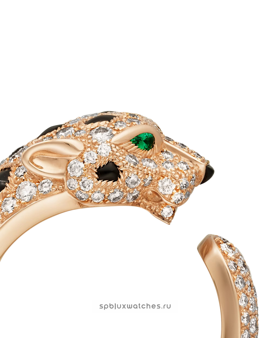 Кольцо Cartier Panthere de Cartier Paved Ring Medium Model N4804900