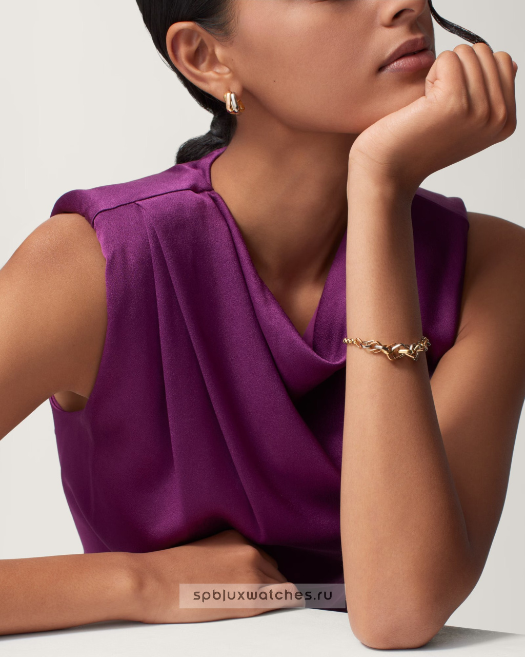 Браслет Cartier Trinity Cushion-Shaped Bracelet B6080815