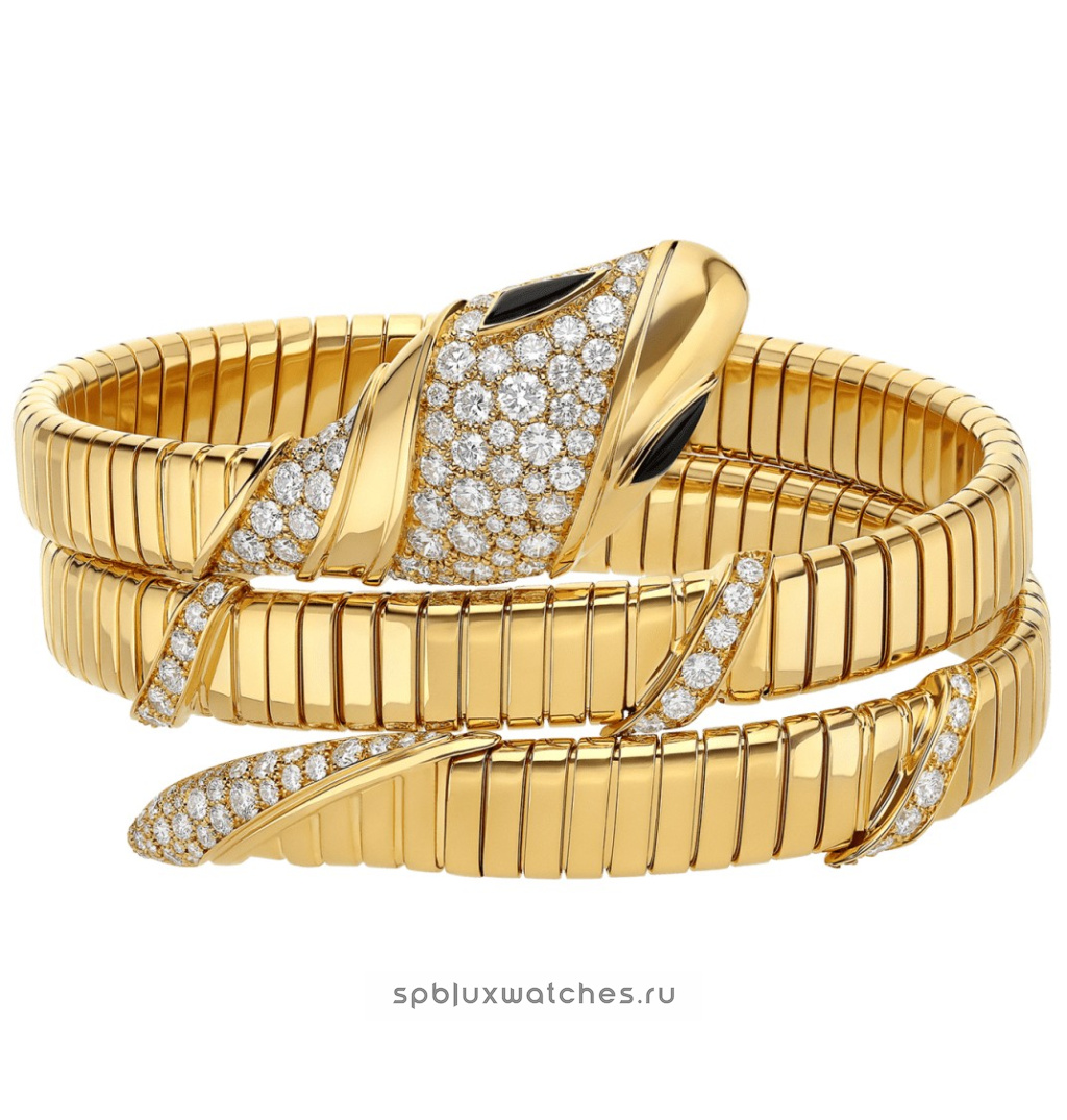 Браслет Bvlgari Serpenti Tubogas Two-Coil Bracelet 361341