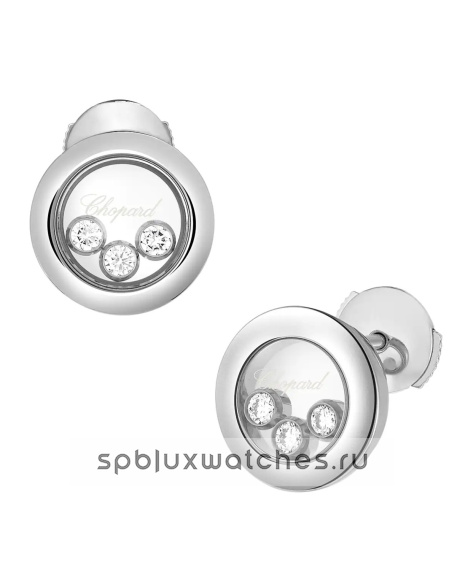 Серьги Chopard Happy Diamonds Icons Earrings 83A018-1001