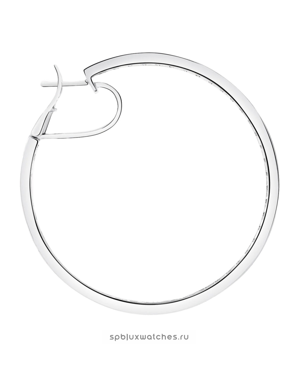 Серьги Graff Classic Graff Square Cut Diamond Hoop Earrings RGE1847