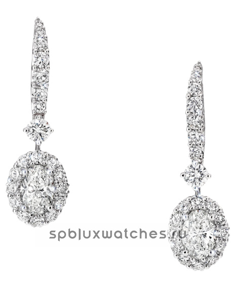 Серьги Graff Classic Graff Icon Oval Shape Diamond Earrings RGE1523