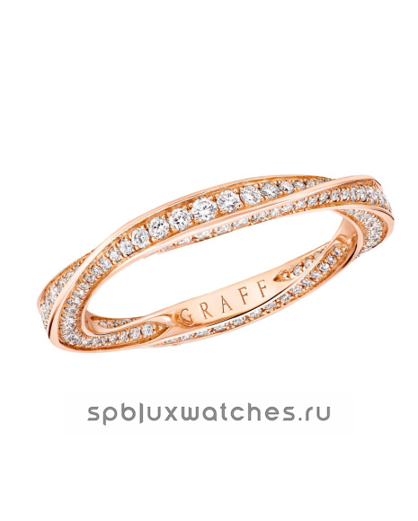 Кольцо Graff Spiral Pave Diamond Band RGR598