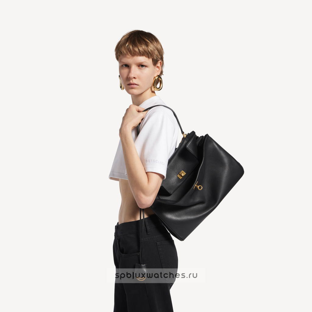 Сумка Balenciaga Women's Rodeo Handbag Medium in Black 7897722AA4V1000