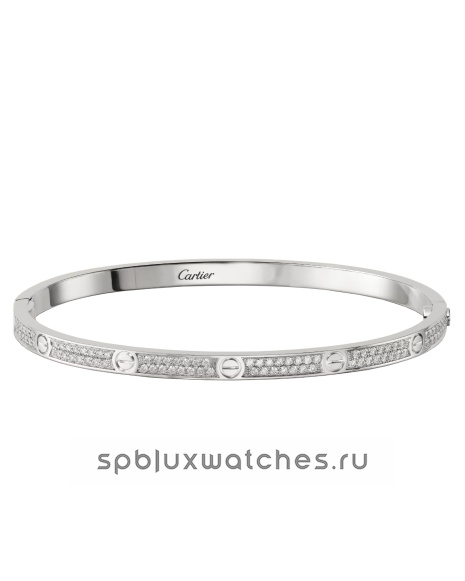 Браслет Cartier Love Bracelet Paved Small Model N6710817