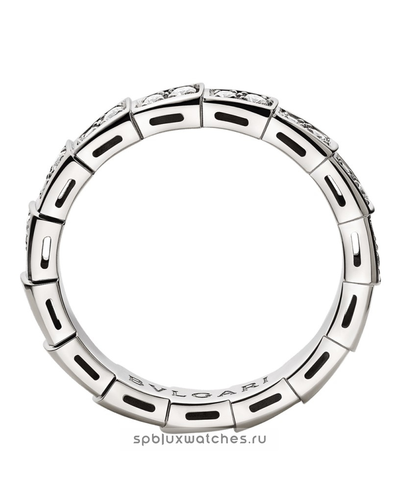 Обручальное кольцо Bvlgari Serpenti Viper Wedding Band Ring 349739