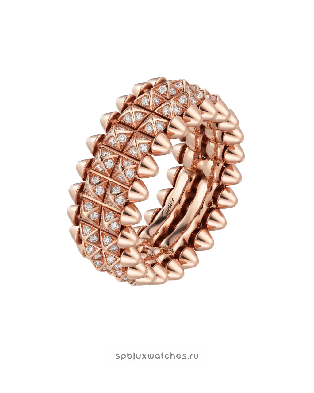 Кольцо Cartier Clash de Cartier Double Row Paved Ring B4237900
