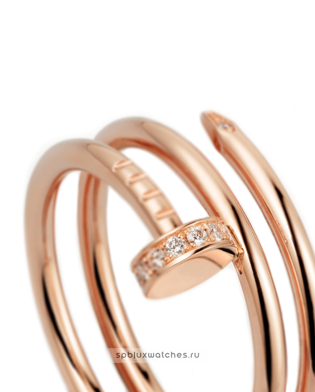 Кольцо Cartier Juste un Clou Diamonds Double Ring B4210800