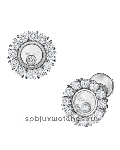 Серьги Chopard Happy Diamonds Icons Joaillerie Earrings 83A609-1001