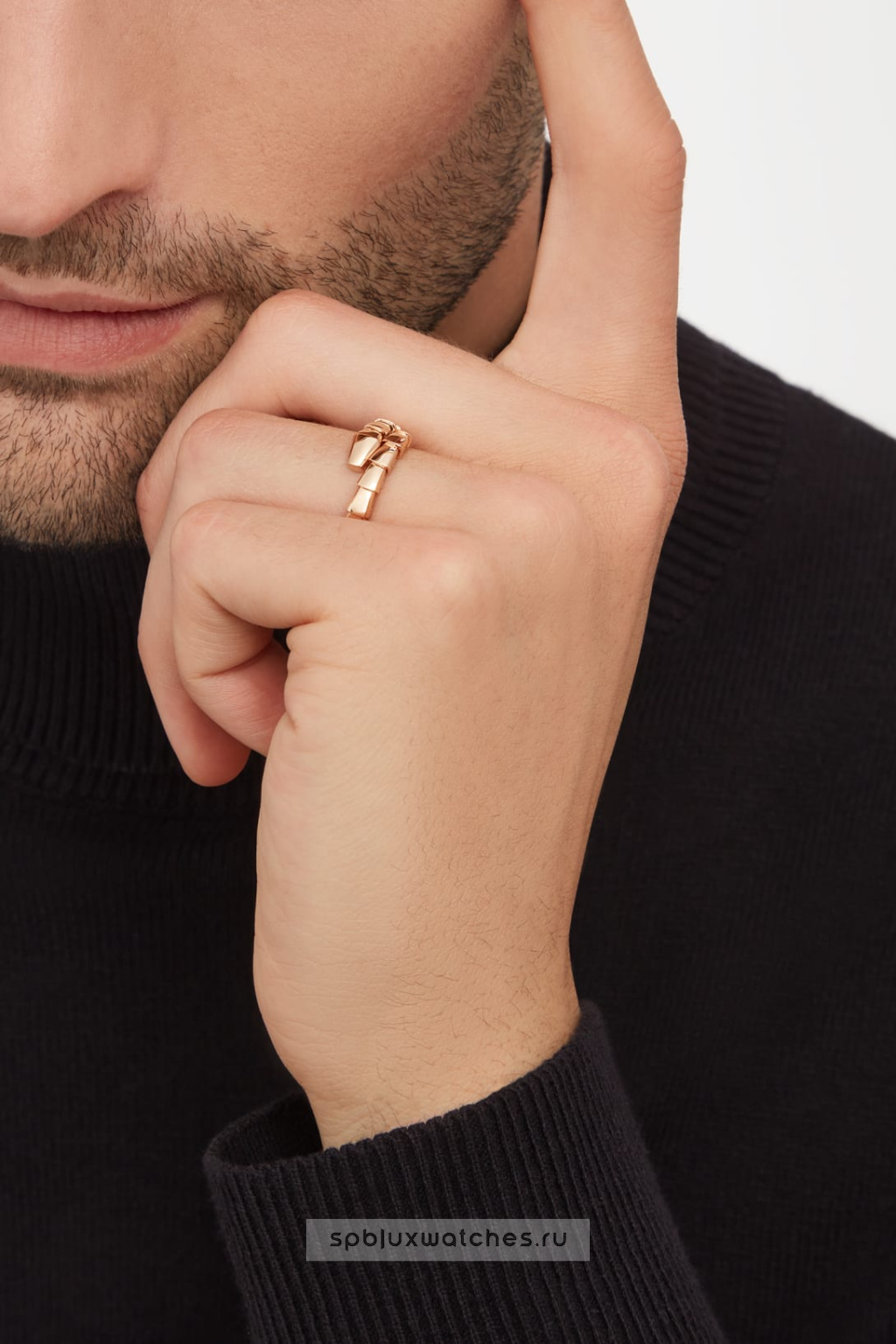 Кольцо Bvlgari Serpenti Viper One-Coil Ring 358640