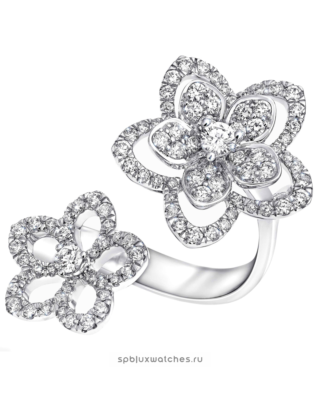 Кольцо Graff Wild Flower Double Diamond Ring RGR842