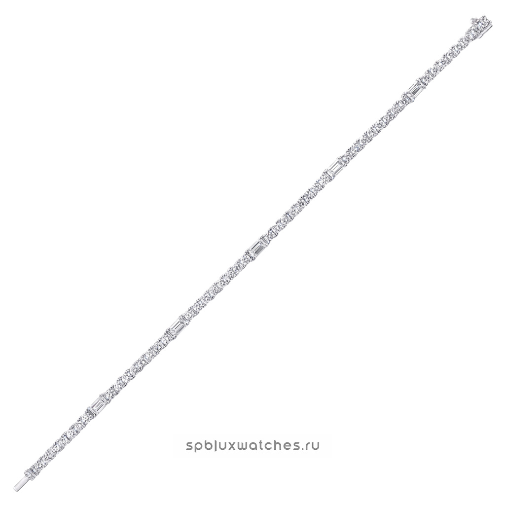 Браслет Graff Classic Graff Round and Emerald Cut Diamond Bracelet RGB020