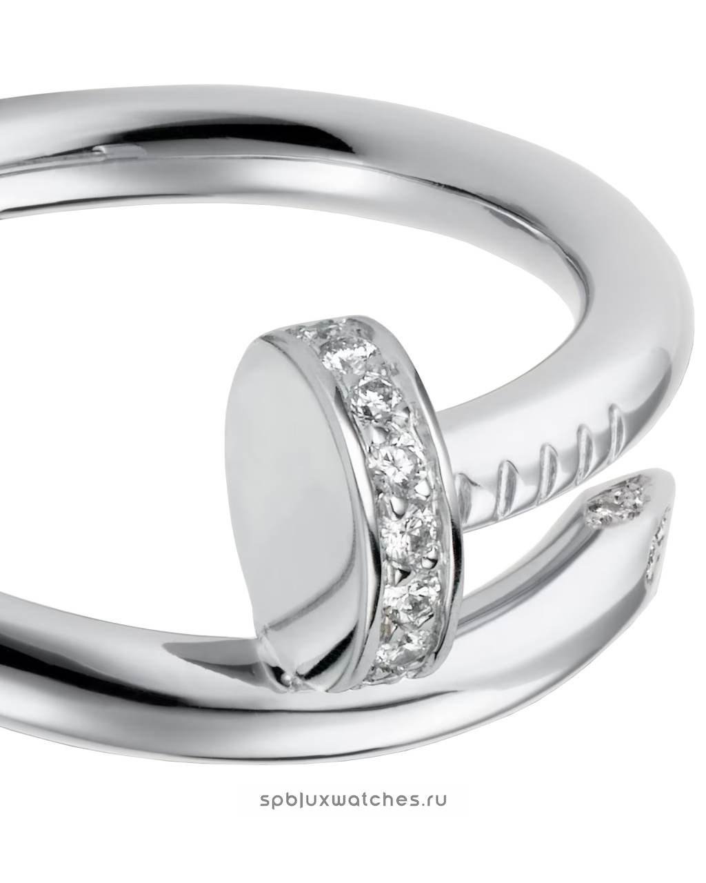 Кольцо Cartier Juste un Clou Diamonds Ring Classic Model B4092700